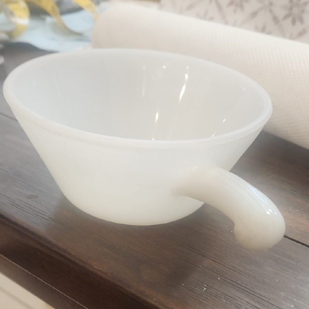 White Ceramic Mug with Handle